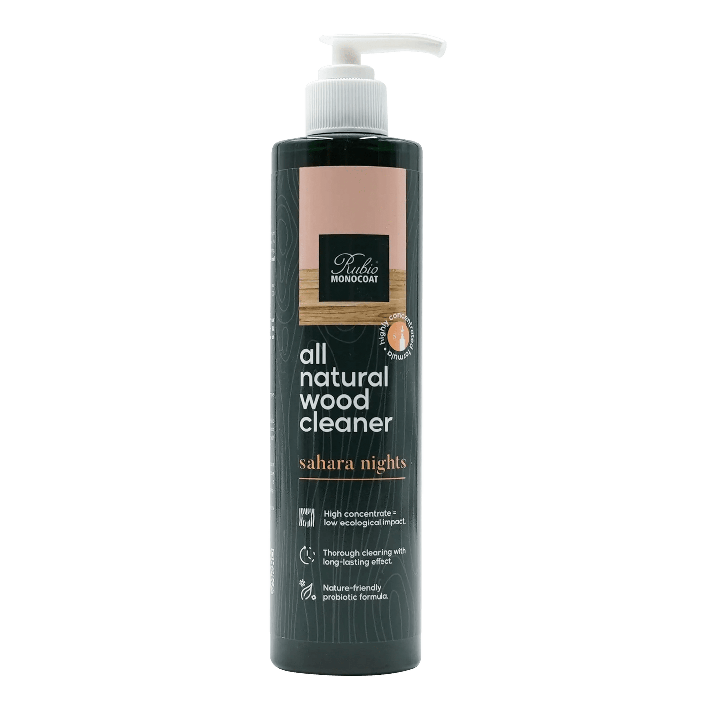 Bottle of Rubio Monocoat All Natural Wood Cleaner Sahara Nights.