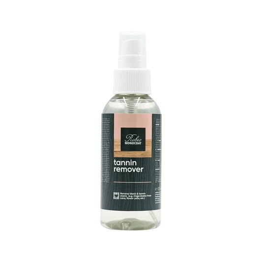 Bottle of Rubio Monocoat Tannin Remover.